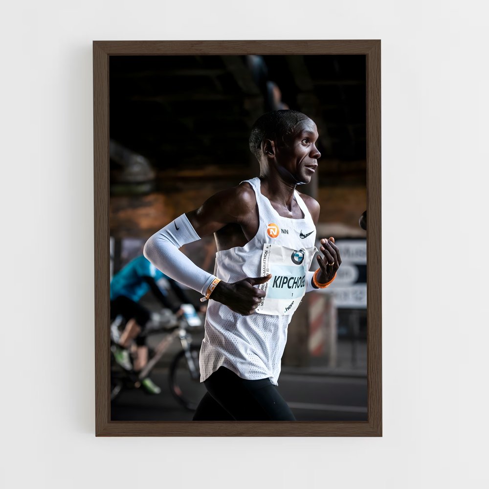 Poster Eliud Kipchoge Athletism Ligne épurée – affiche Athlétisme (vue 5)